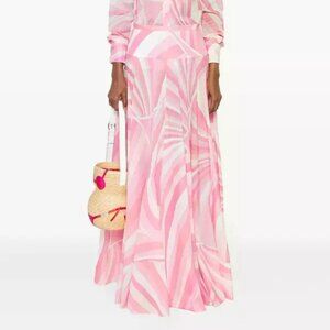 Emilio Pucci  iride-print maxi skirt - pink